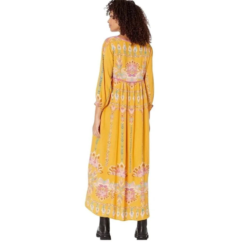 Free People Foley Dress Daylight Combo Dress And Under Dress Bohemian Size M